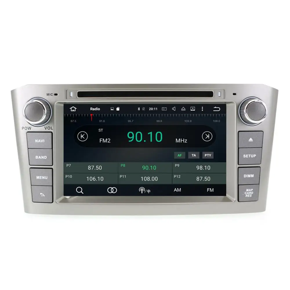 Автомагнитола на Android 8 1 с GPS для Toyota Avensis 2002 2003 2004 2005 2006 2007 2008 DVD плеер навигацией