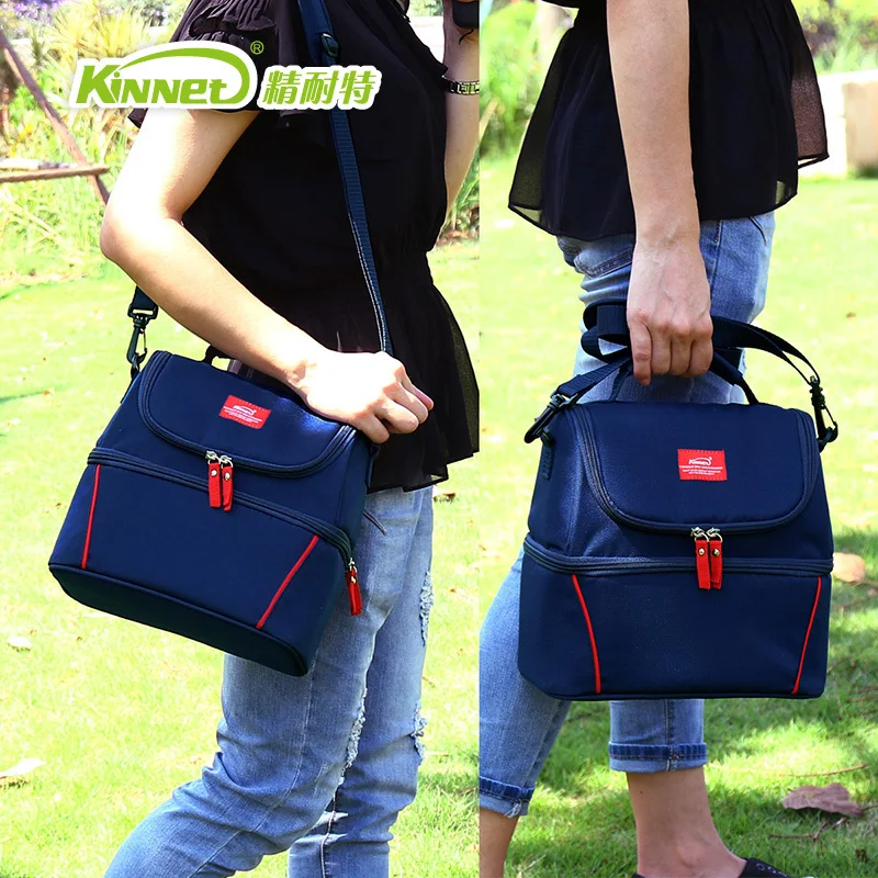 KINNET специальная новая портативная двухпалубная коробка для еды Упаковочная