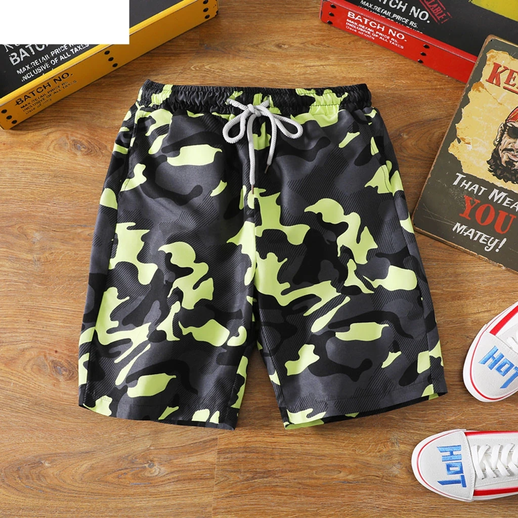 

JAYCOSIN 2019 Men's Summer Shorts 100% Cotton Casual Camouflage Printed Beach Shorts Pants 19MAR26