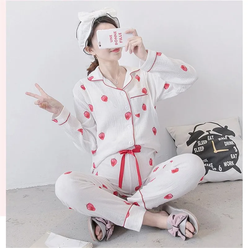 Пижама для грудного вскармливания ночная рубашка беременных пижамы сорочка