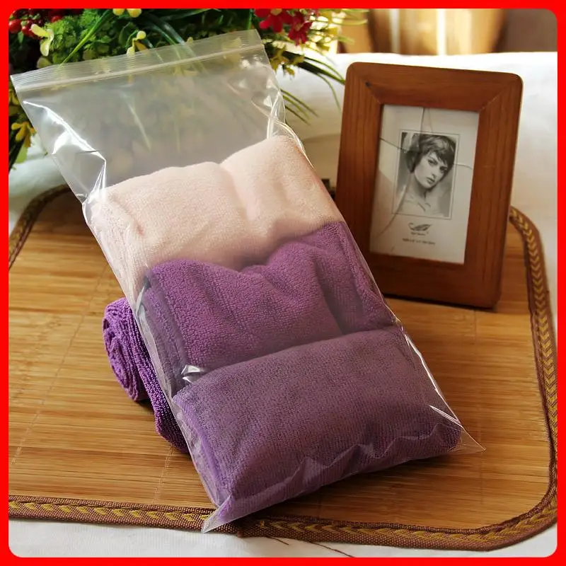 

2021 Promotion 20pcs 20x40cm Thickness 200microns Pe Plastic Transparent Bag Zipper Lock Bag Clear Packaging Package Bags
