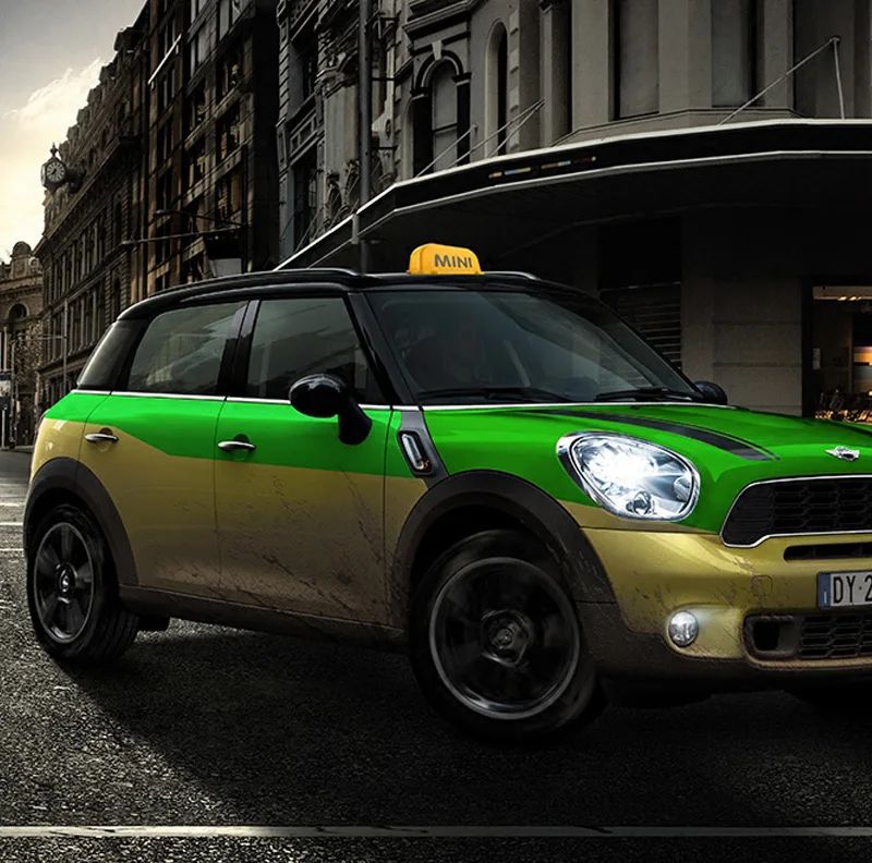 Магнит адсорбции такси верхний знак светильник для MINI COOPER F54 F55 F56 F60 R55 R56 R60 R61 внешние украшения аксессуары