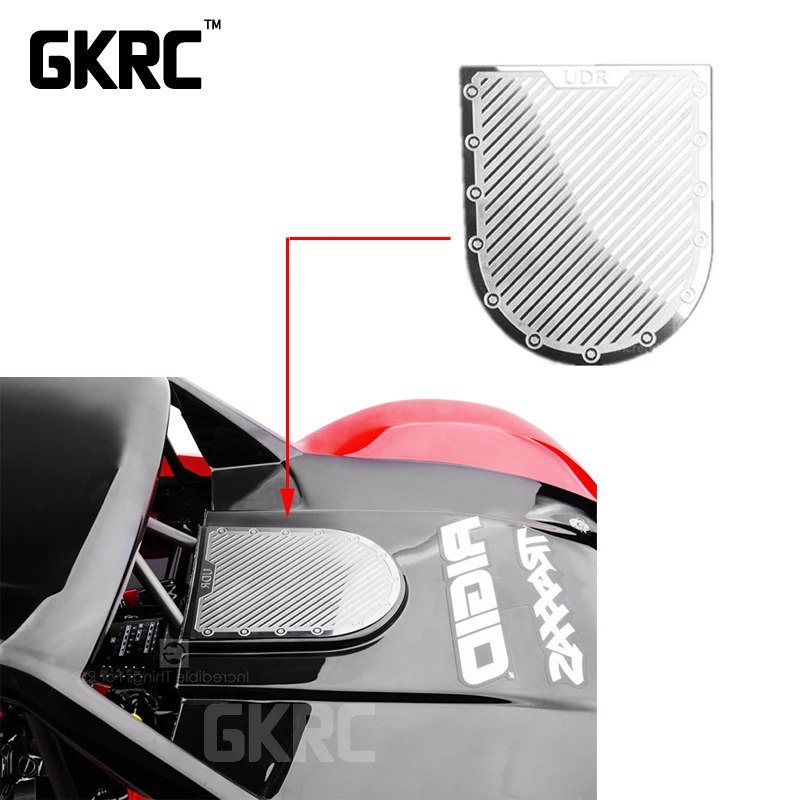 Корпус автомобиля металлическая защита двигателя для 1/7 Traxxas UDR защитная пластина