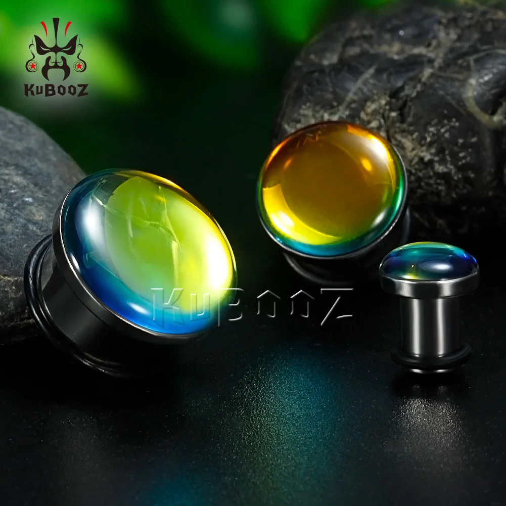 KUBOOZ, серьги из нержавеющей стали, для пирсинга тела, модный подарок для женщин и мужчин