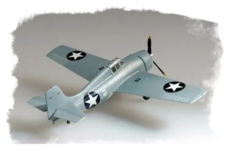 США Grumman F4F дикий кот самолет боец VMF 223 1/72 без литья под давлением легкая модель| |