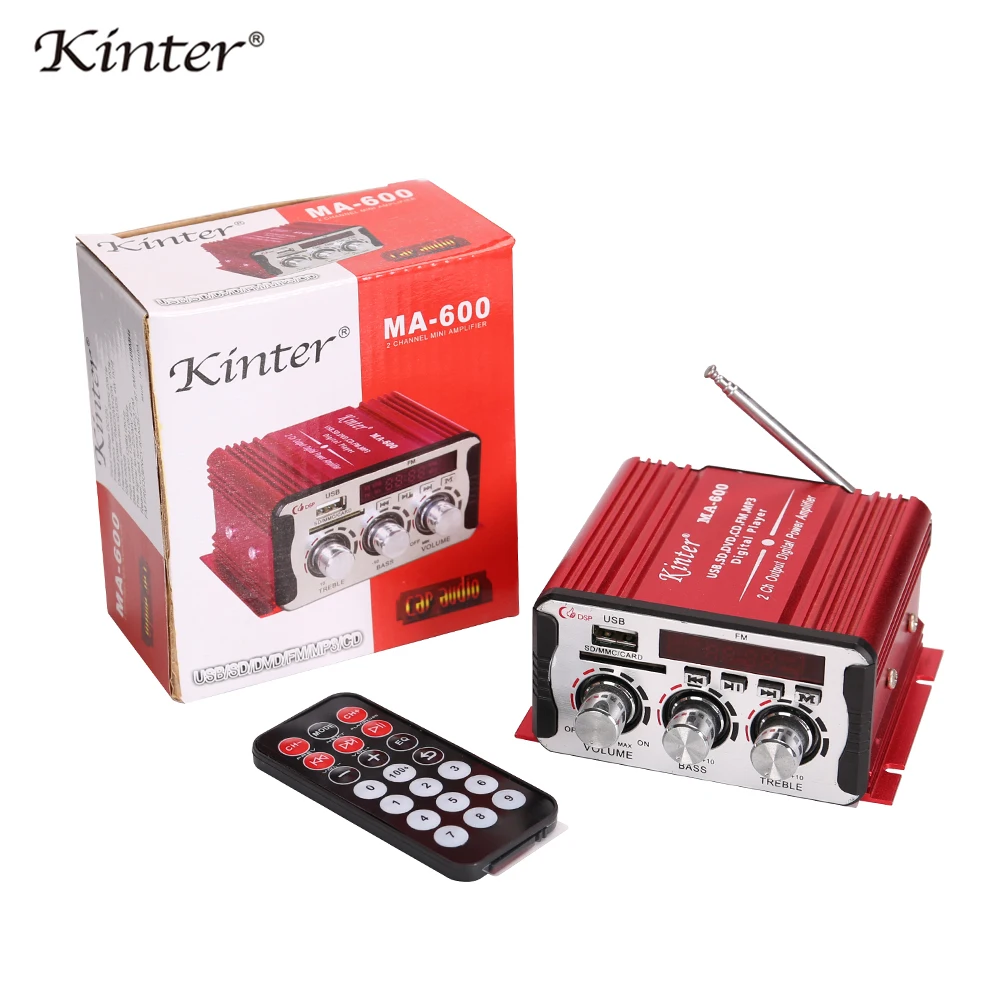 Kinter MA 600 усилитель звука hifi стерео воспроизведение в USB SD предложение fm радио 2 0 CH