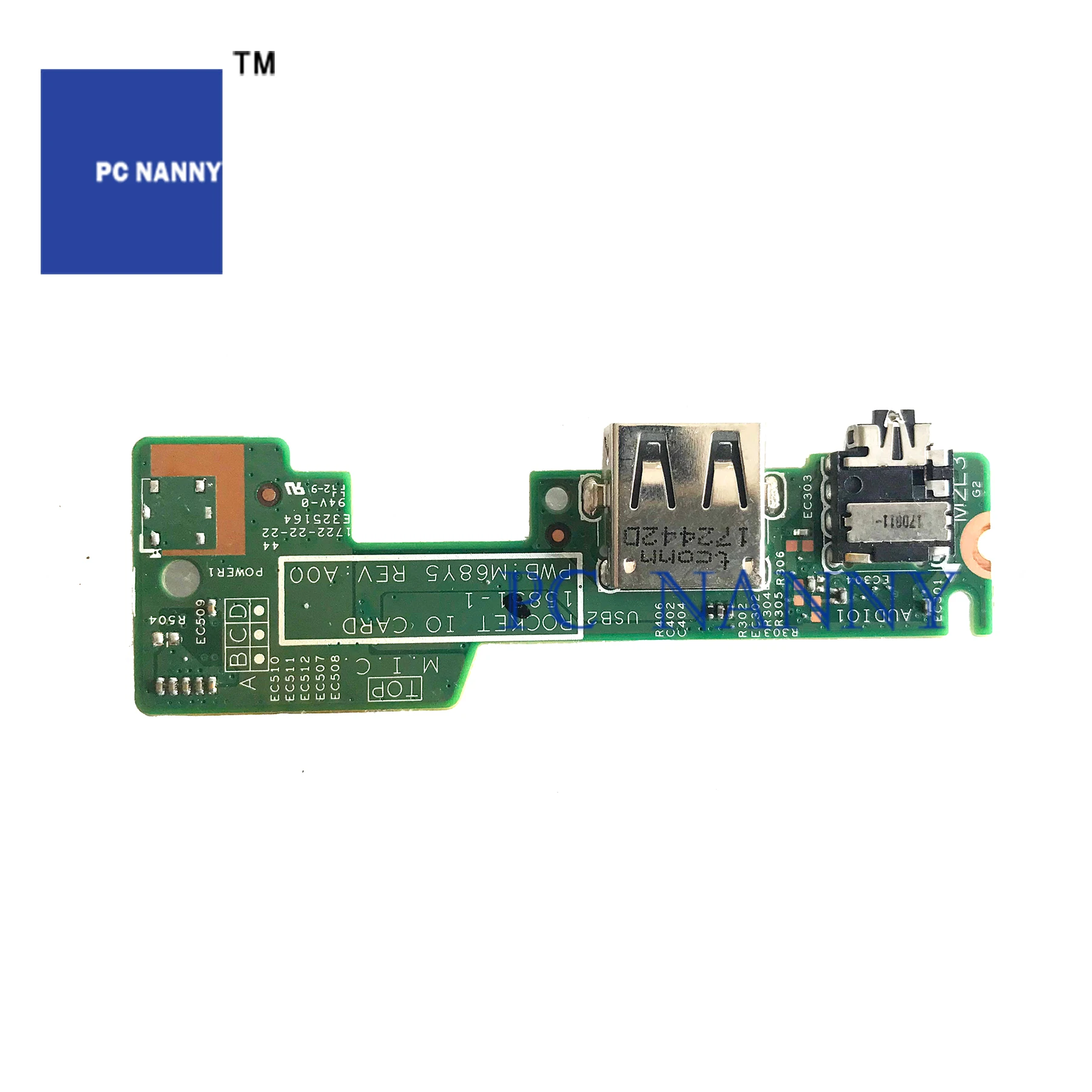 

PCNANNY FOR Dell 3162 3164 USB power baord 03WDK9 DW0201 0M68Y5 speakers 047CPH