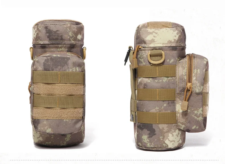 FG CAMO Уличная Военная Тактическая Сумка для бутылки поясная сумка велосипедные сумки Molle походная сумка Bolsillo поясной пакет для воды сумка - Цвет: FG CAMO