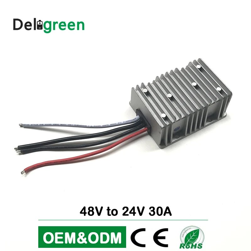 DC понижающий преобразователь 48В до 24V 1A 1.5A 2A 3A 5A 8A 10A 15A 20A 25A 30A 40A 50A 60A Широкий Входной преобразователь питания