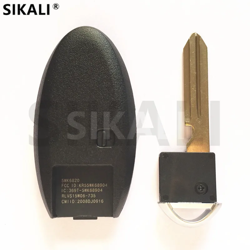 SIKALI умный дистанционный ключ для NISSAN Teana Altima Maxima Infiniti FCC ID KR55WK48903 KR55WK68904 KR55WK49622