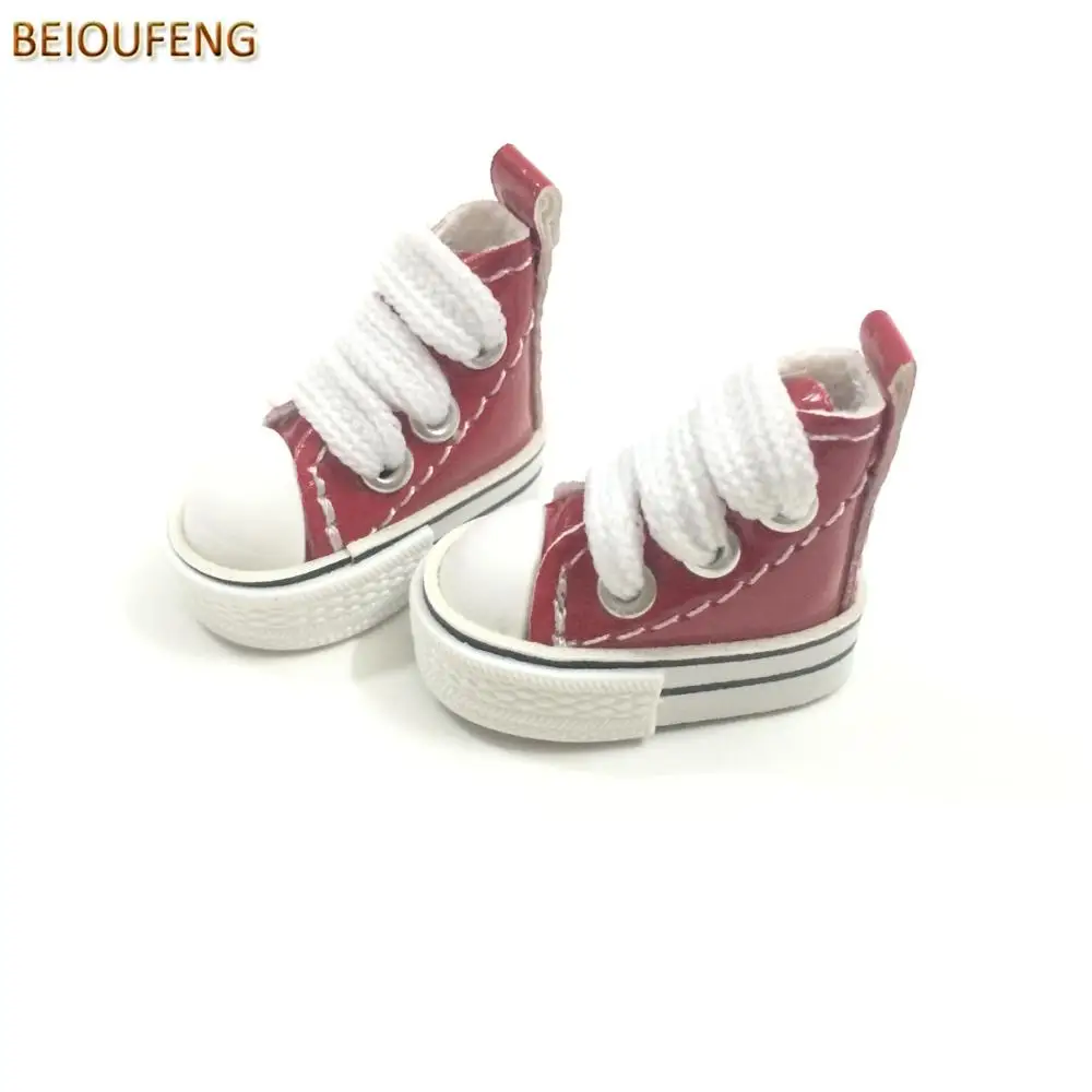Beioufeng 3.8 см кукла Сапоги и ботинки для девочек для Блит игрушки куклы, 1/8 BJD Обувь для Блит azone кукла, pu Спортивная обувь Сапоги и ботинки для девочек со шнурками для Куклы