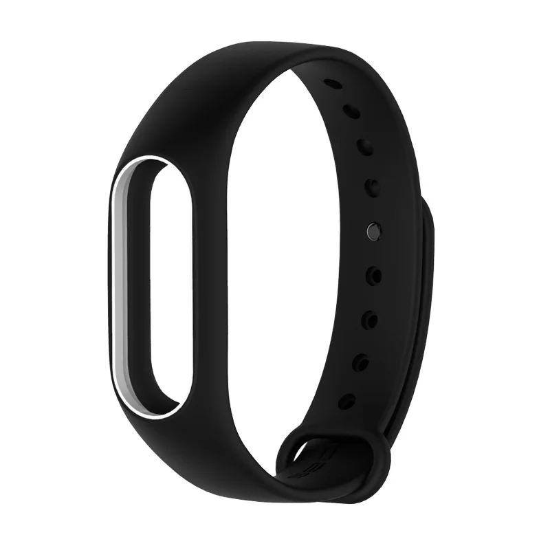 Двухцветный ремешок для mi band 2 сменный силиконовый браслет аксессуары смарт