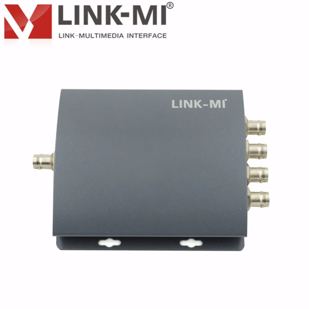 LINK-MI 1X4 SDI разветвитель Поддержка порта SDHD3G распределить 1 SDI на 4 SDI Out широковещательный 4-портовый Pro SDI разветвитель (art.: 789b98ed4) - 789b98ed4
