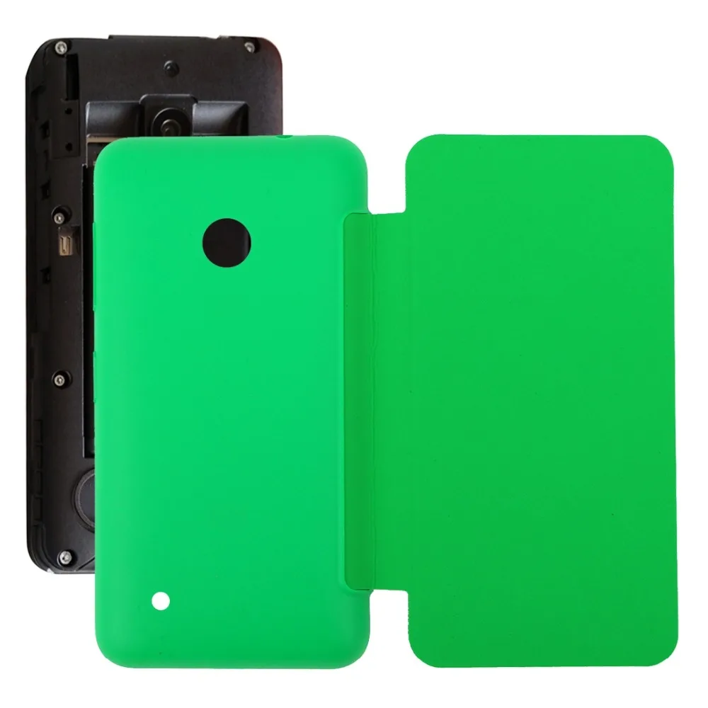 Горизонтальный флип сплошной Цвет Батарея задняя крышка чехол для Nokia Lumia