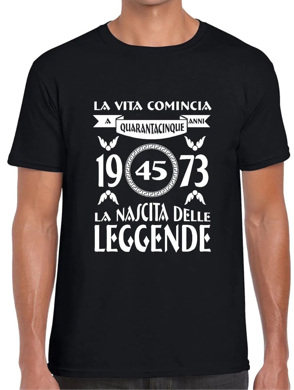 Футболка мужская с принтом на заказ лето 1973 2019|Мужские футболки| |