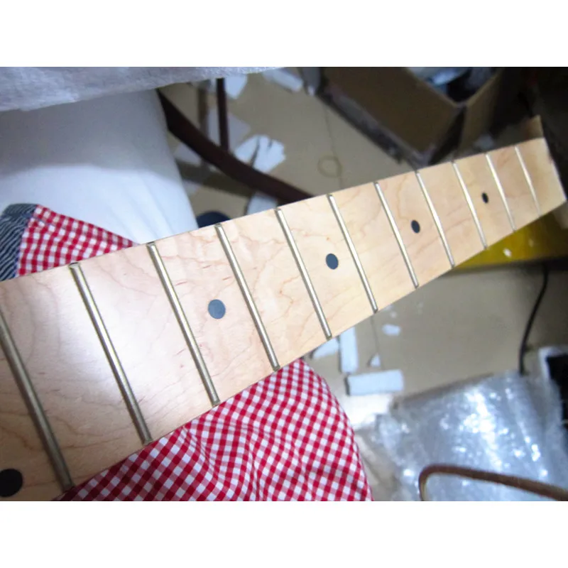 Disado 24 лада инкрустация точек Клен электрическая гитара Гриф клен гриф древесина