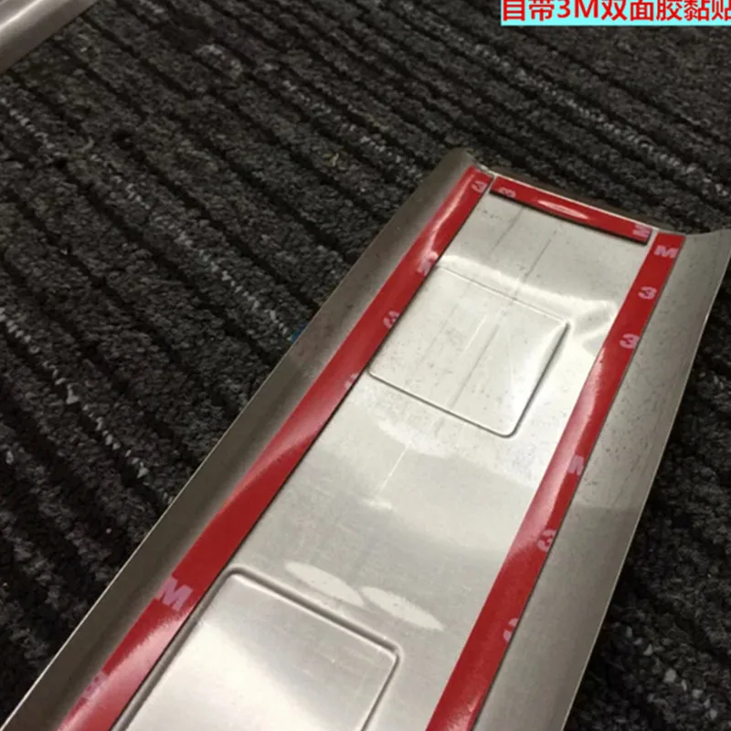 Автомобильный Стайлинг Накладка на порог из нержавеющей стали накладки для Nissan