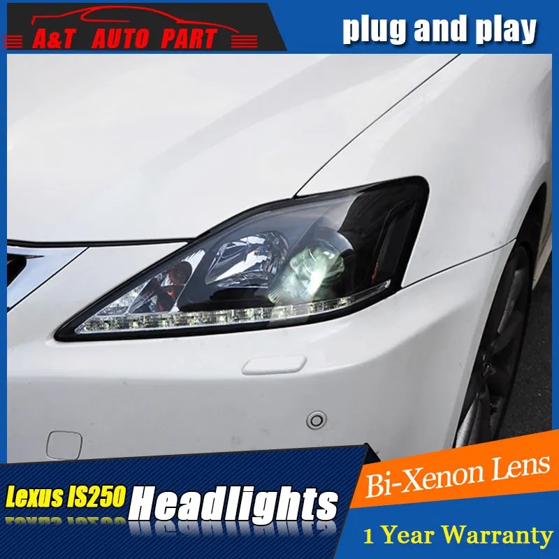 Автомобильный Стайлинг Новый светодиодный налобный фонарь для Lexus IS250 фары 2006 2012