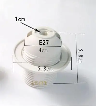 10pcs/lot E27 LED Plastic lamp Holder Edison screw Light Bulb socket DIY base Free Shipping | Лампы и освещение