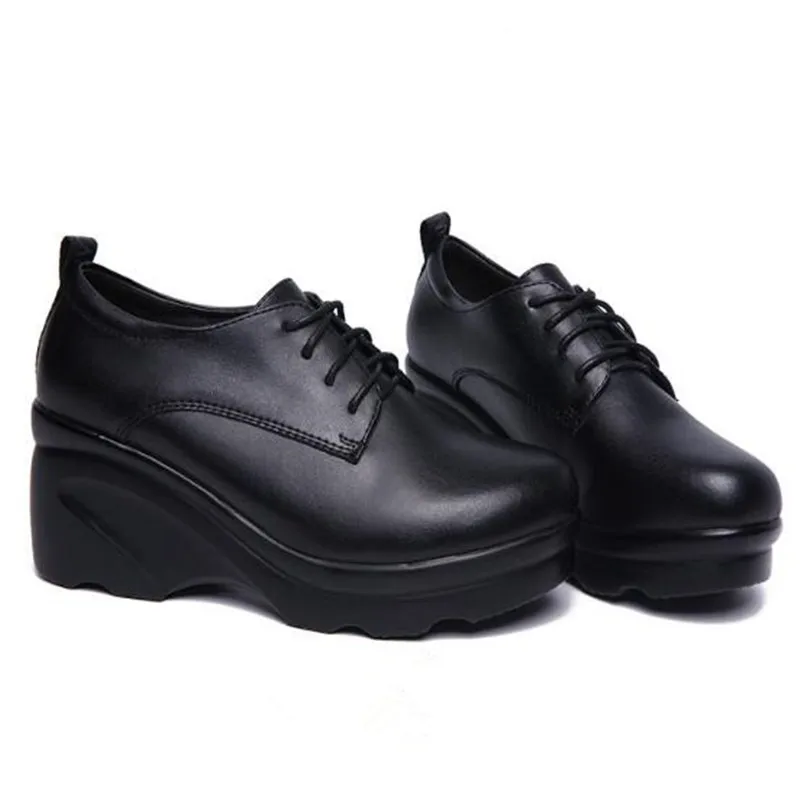 2019 Autumn Winter Platform Wedge Shoes Woman High Heels Elegant Comfort Plus Velvet Snow Women Size 32-43 | Обувь