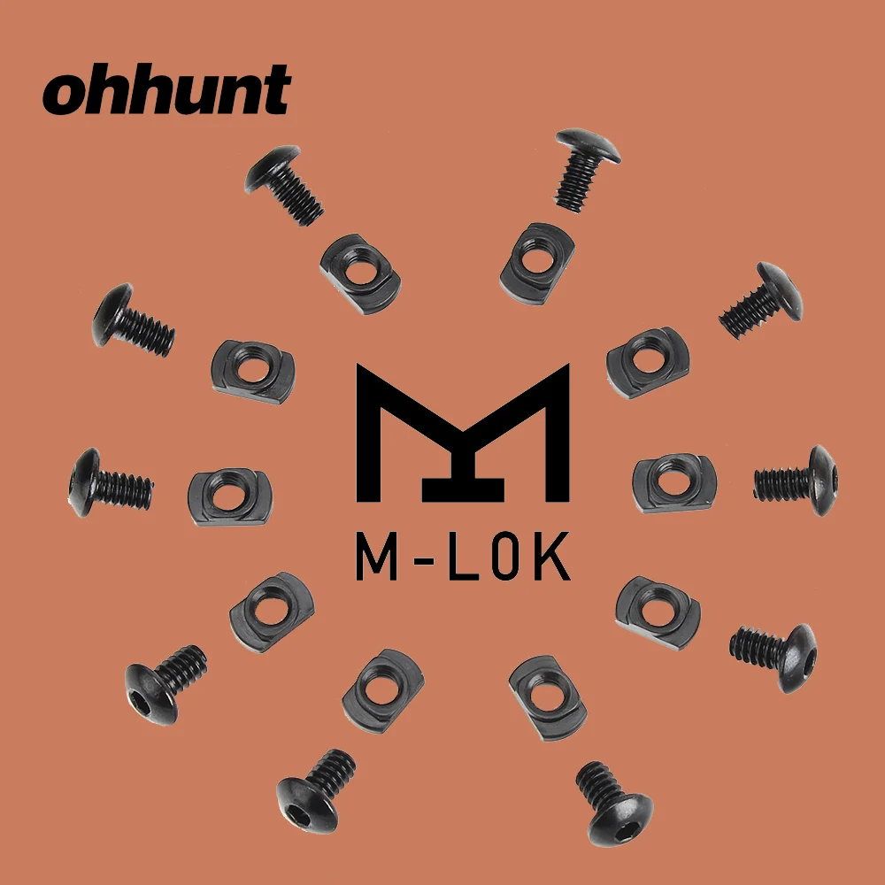 Тактические стальные винты и гайки ohhunt 10 шт. замена для охотничьего защитного
