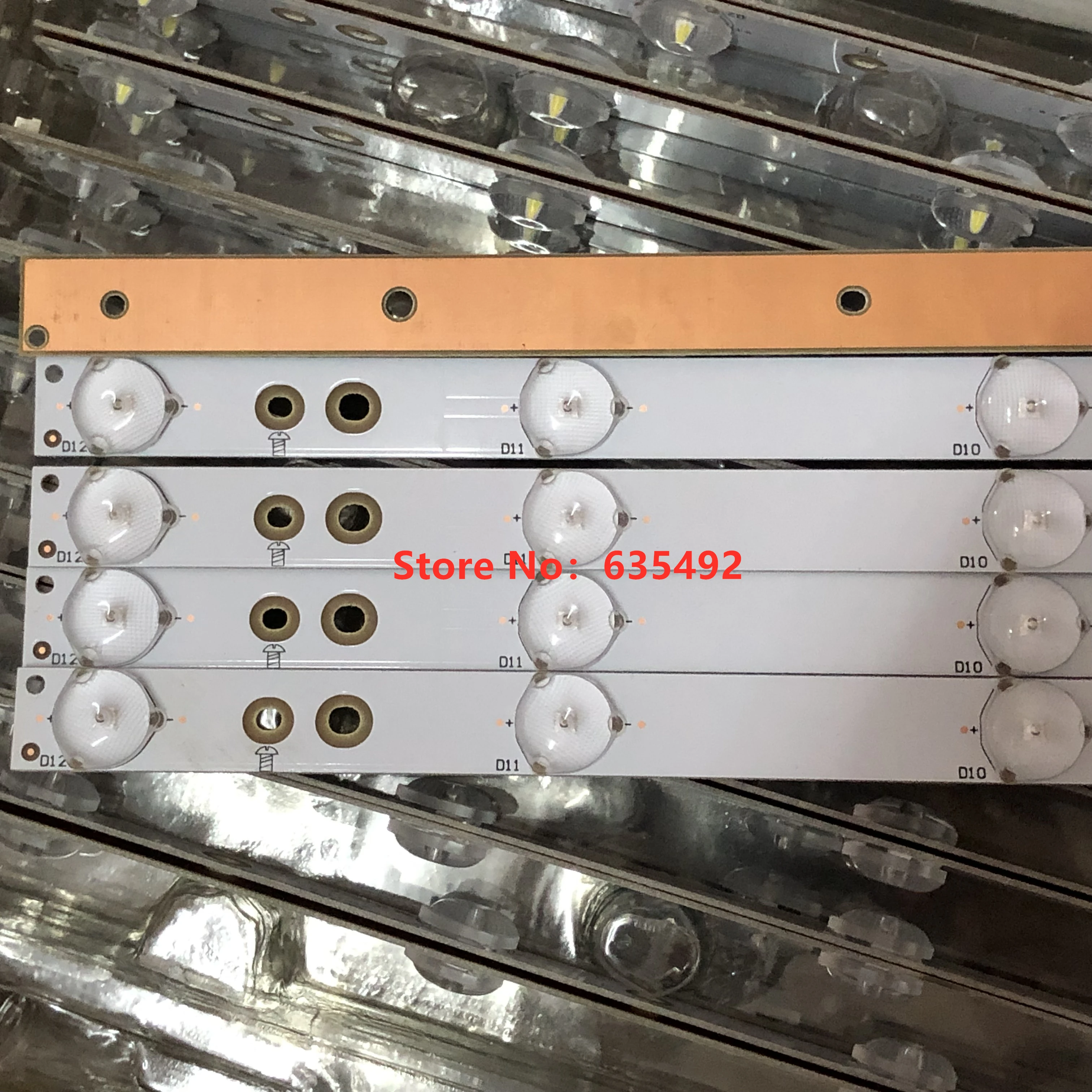 5 шт. Светодиодная лента 12 светодиодов LB43014 V0 _ 00 для Ph ilips 43 &quotTV 43PUS6551TPT430U3 EQLSJ A.G