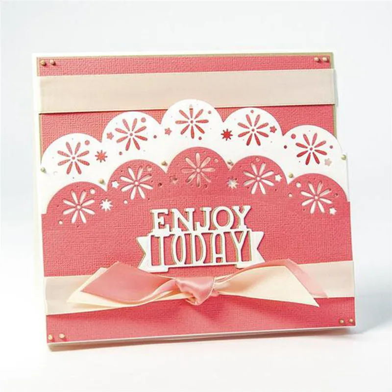 Naifumodo кружевная уплотнительная рамка для резки металла Скрапбукинг звезда