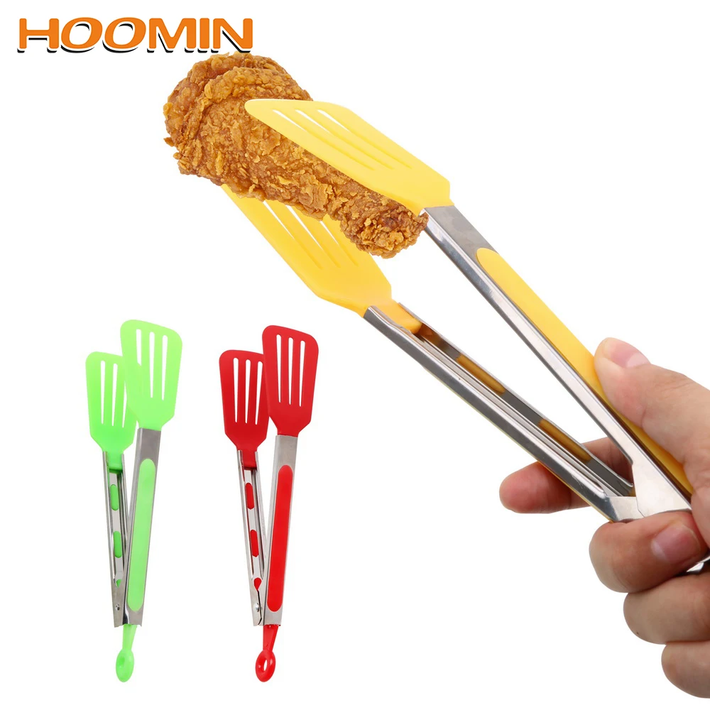 HOOMIN щипцы для сервировки салата и барбекю антипригарные кухонные ручная посуда
