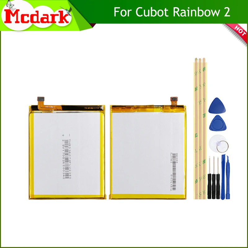 Сменный аккумулятор Mcdark для Cubot Rainbow 2 высококачественный большой емкости 2350 мАч