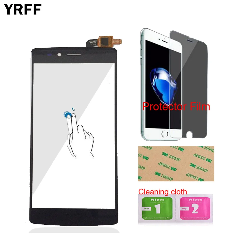YRFF мобильный передний для Vernee Apollo Lite сенсорный экран дигитайзер панель Стекло