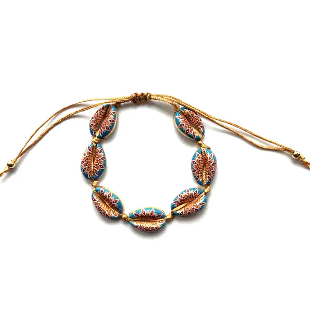 Женская веревочная цепочка MLING разноцветный регулируемый браслет в богемном