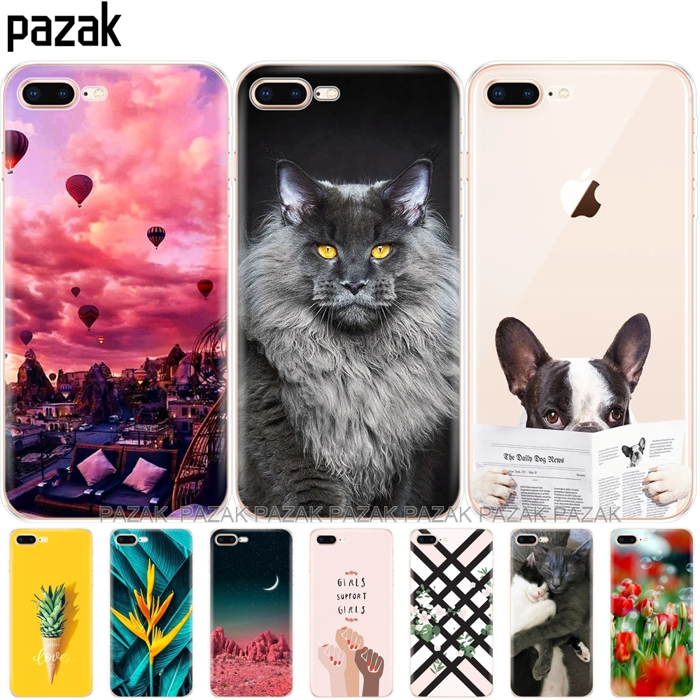 Силиконовый чехол для iPhone 5 5S SE 6 6S 7 8 Plus X 10 чехлы 5|Бамперы| |