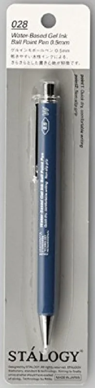 BLUE 05MM Японская шариковая ручка STALOGY, нескользящая ручка, 0,7, низкая вязкость, масляная шариковая ручка, 1 шт - Цвет: BLUE 05MM