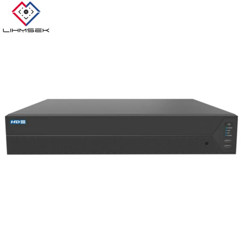 Lihmsek высококачественный 64 канальный 128 сетевой видеорегистратор H264 CCTV 4K NVR Onvif с