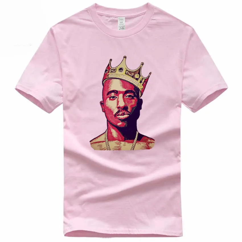 Tupac 2pac мужские и женские европейские размеры хип-хоп футболка Летняя