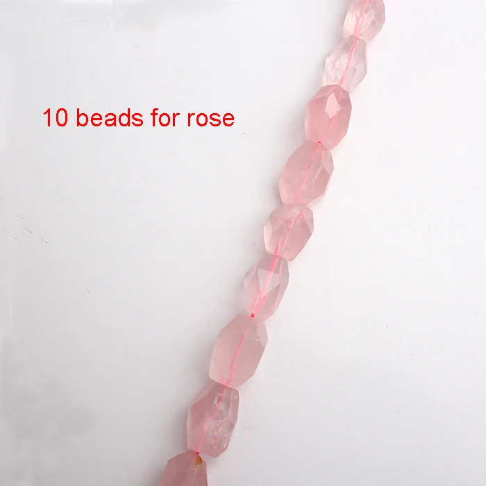 Rose 10 шт. натуральный Амазон Роза Prehnit тигровые глаза граненые овальные 17-20mmx12-15mm пробитые свободные AA кварцевые хрустальные ювелирные бусины - Цвет: Rose