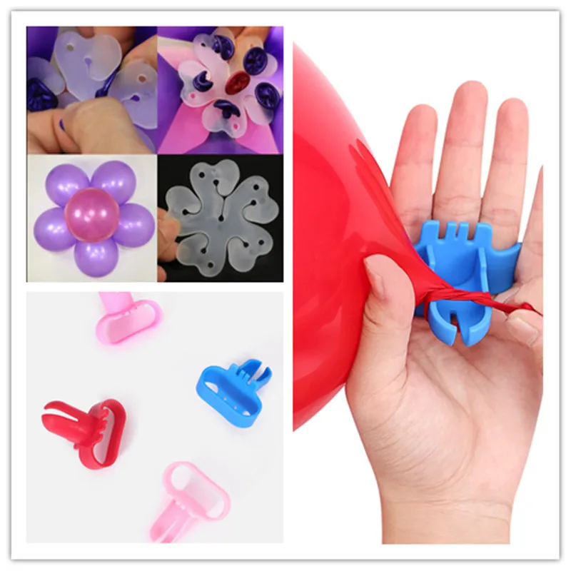 Зажимы для воздушных шаров пластиковое уплотнение Быстрый воздушный шар
