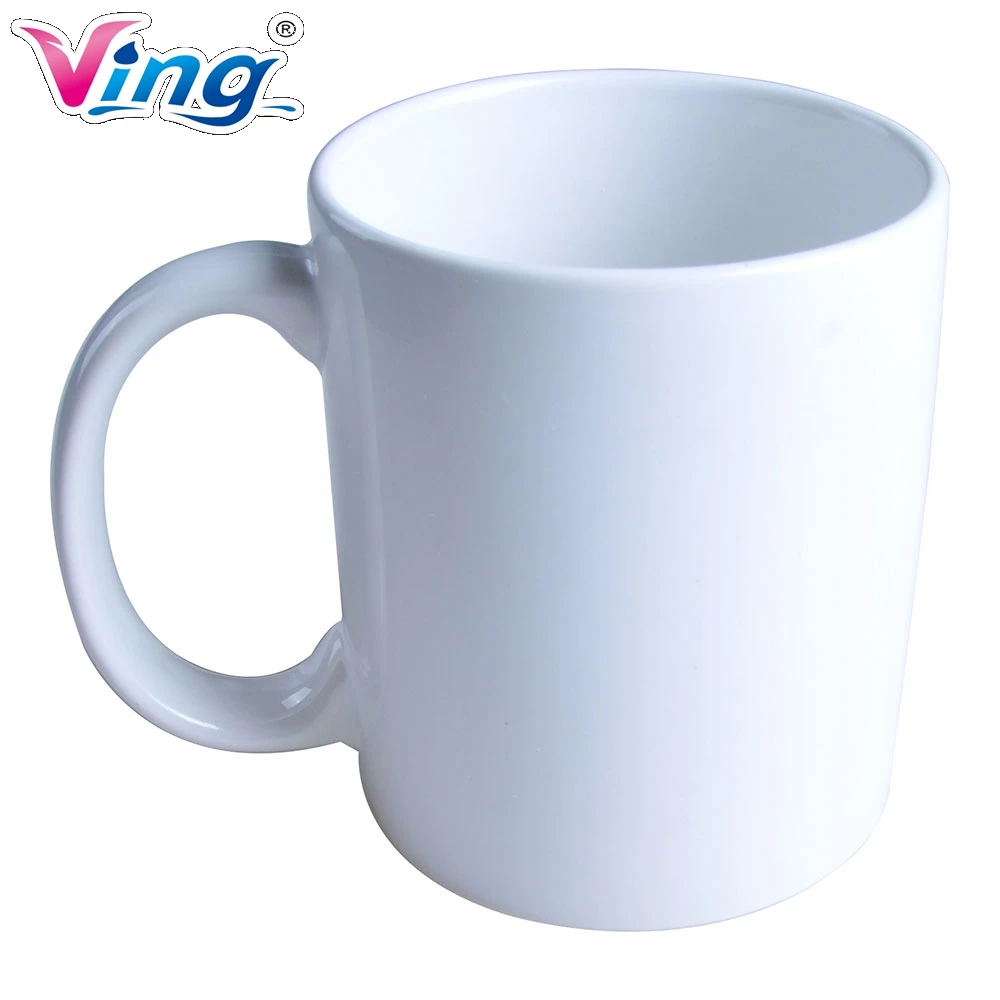 10*36 шт/коробка оптового заказа чисто белые кружки Класс 11OZ сублимация с покрытием