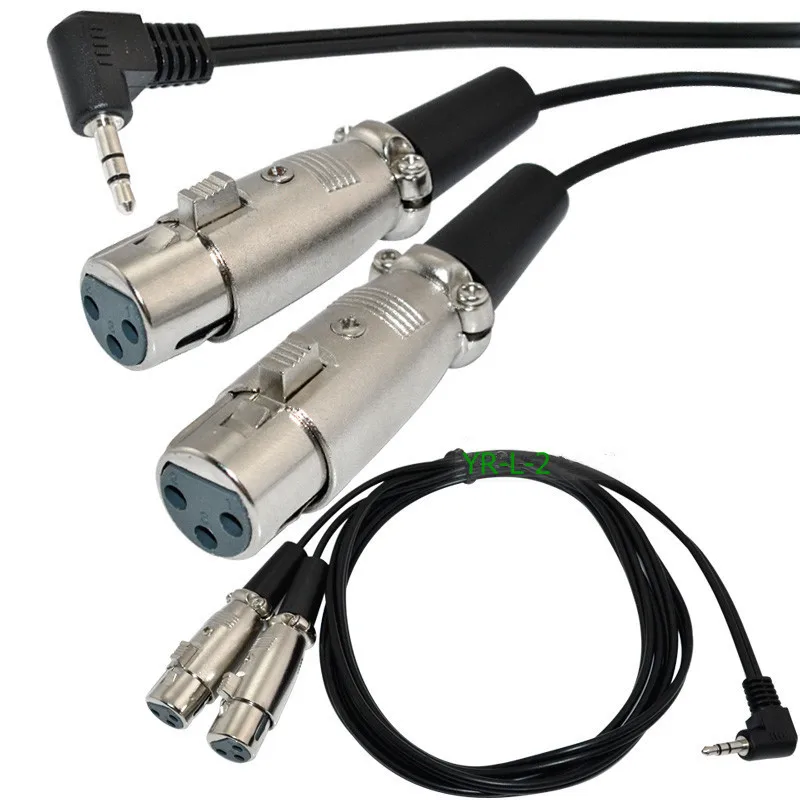 3 м 90 degreedeg изгиб 5 мужчин и 2 * card bus 1/8 degreequot до Dual XLR F|Соединители| |