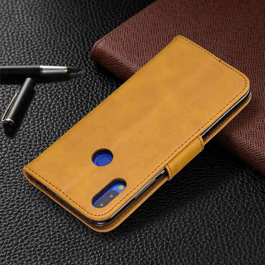 Овчины кожаный чехол для телефона Xiaomi Redmi K20 Pro Note 7 6 5 4 Pro 7A 6A 5A 4X Pocophone F1 A2 lite чехол-портмоне с откидной крышкой чехол