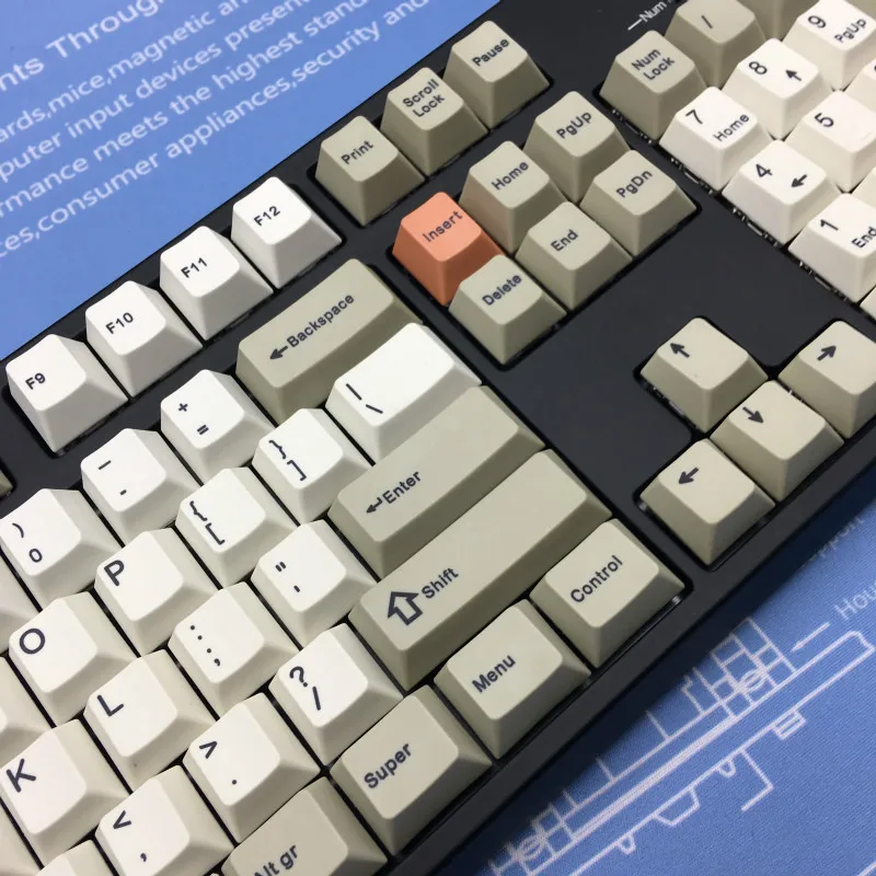 OG 9009keycap OG 9009 dye sub Keycap полный комплект, вишневый профиль и толстый PBT