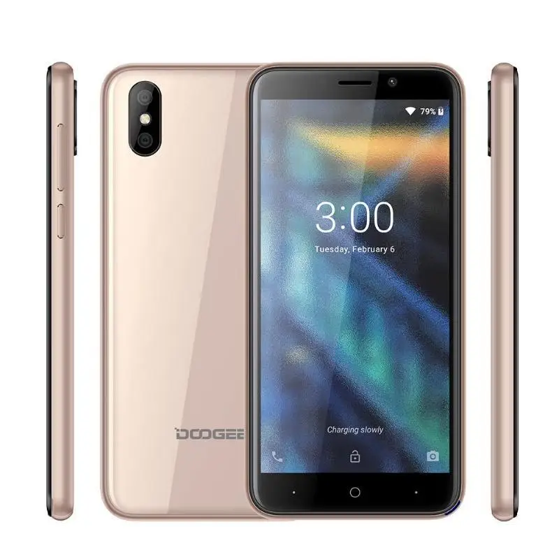 Doogee X50 Android 8,1 смартфон Mtk6580m четырехъядерный 1 ГБ ОЗУ 8 Гб ПЗУ две камеры 5,0 дюйма 2000 мАч две sim-карты Wcdma мобильный телефон
