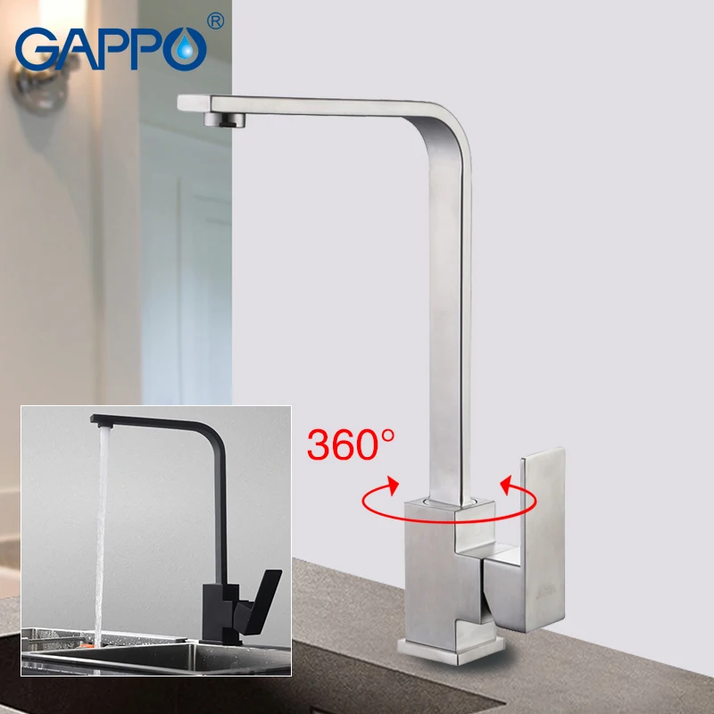 GAPPO смесители для кухни на бортике смеситель из нержавеющей стали раковины de cozinha