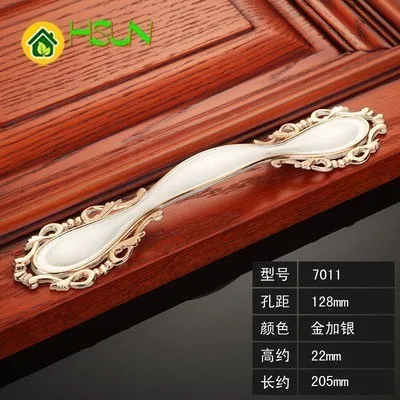 Уникальный Lvory белый комод тянет ручки ящика шкафа ручки/французский шкаф ручка