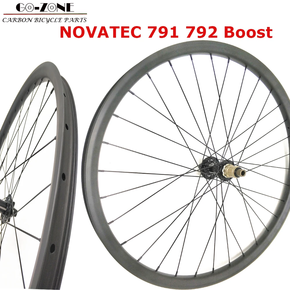 Колеса для горных велосипедов 29 boost carbon mtb бескамерные колеса 29er novatec 791 792 Колесная