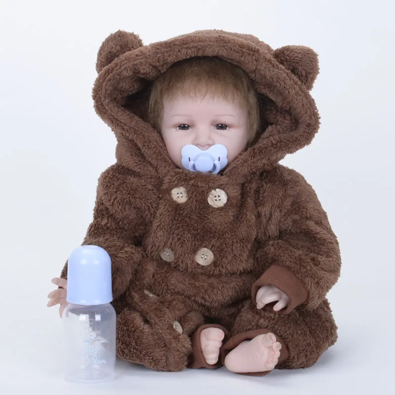 LEOOFU 55cm 22 inch bebe reborn doll body model baby girls boys toy high quality toys shop resin anime christmas gift | Игрушки и хобби