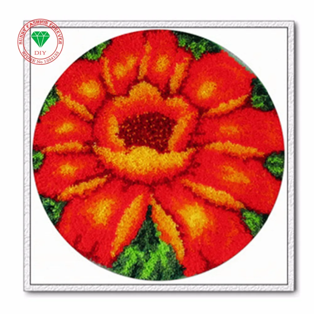 Набор для рукоделия с крючком защелкой вышивки ковров лоскутный коврик нитки