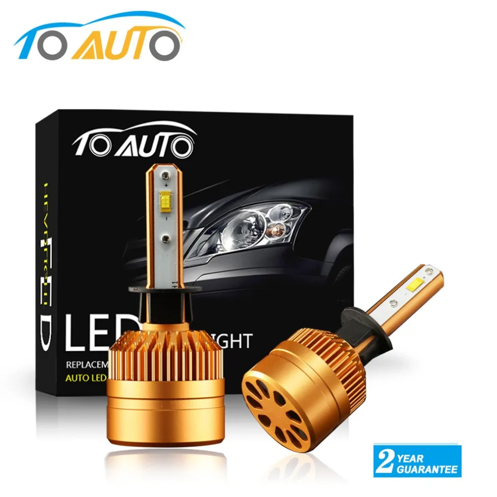 

2PCS Super Bright H1 LED Headlight Bulbs 6000K 8000LM Car LED Automobile Lights Headlamp Diode Auto Led Lamp h1 12V 24V White
