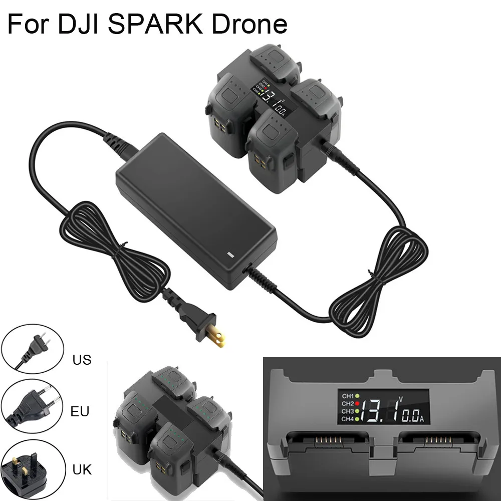 4 в 1 зарядное устройство концентратор RC Интеллектуальный Быстрый дисплей