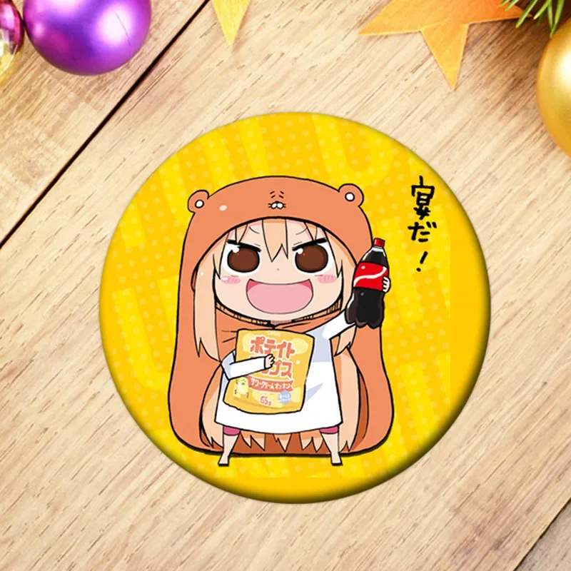 1 шт. Himouto! Мужские значки для рюкзака одежды|badge collection|brooch pinsbadges for bag |